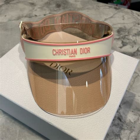 dior visor fake|dior pink visor.